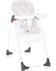 Детский стульчик для кормления lorelli Dalia grey net